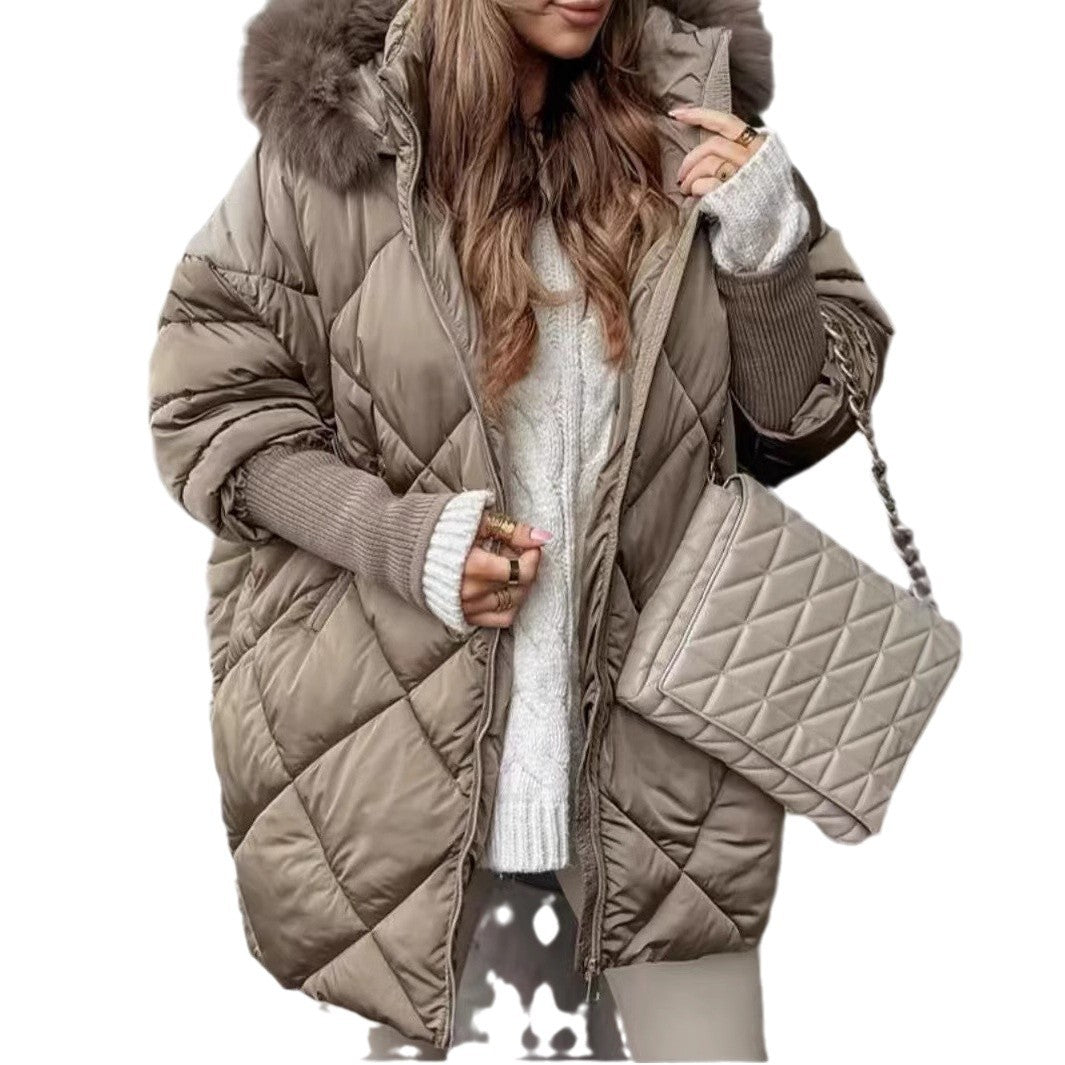 Eleganter Winter-Cardigan-Mantel mit Kapuze | LuxeStyle