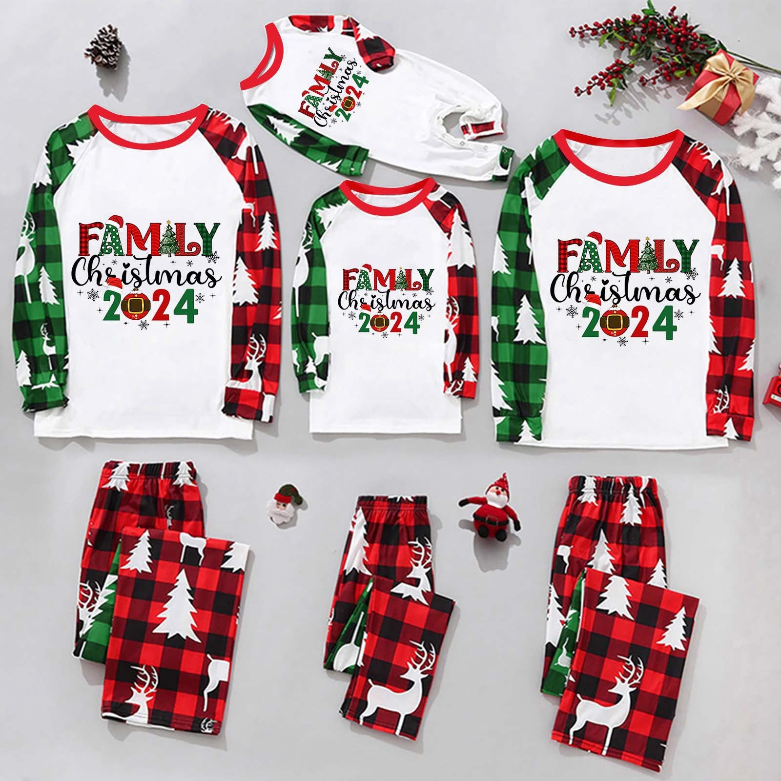 Weihnachts-Homewear im Partnerlook