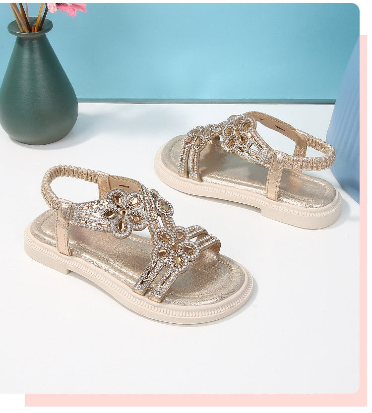 Bohemian Strass-Sandalen für Mädchen – Bild 8 | LuxeStyle