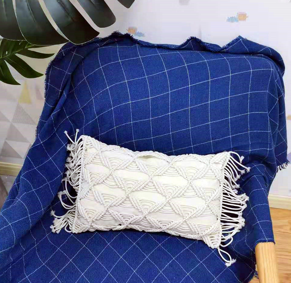 Nordisches Kissen mit Webmuster – Bild 8 | LuxeStyle