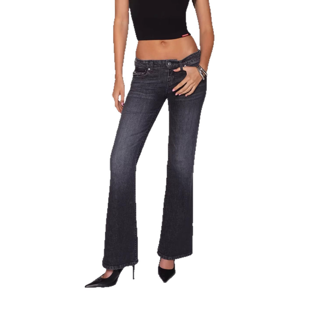 Relaxed-Fit Jeans schwarz/blau