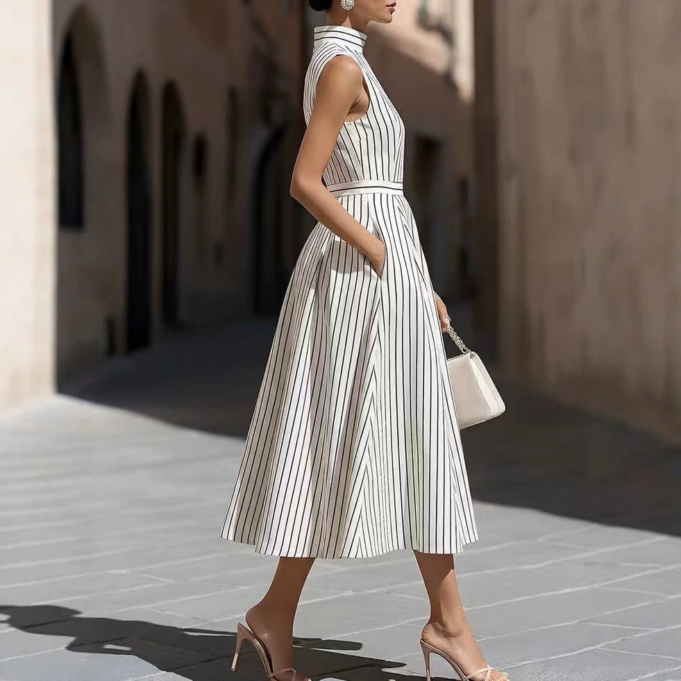 Armloses Lang Damenkleid