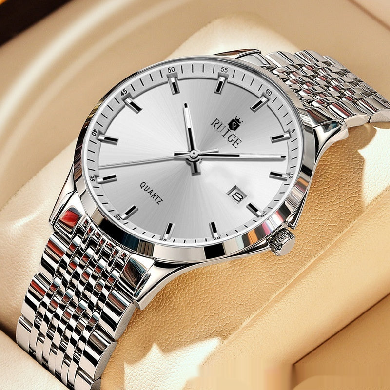 Quarz-Armbanduhr Business-Stil
