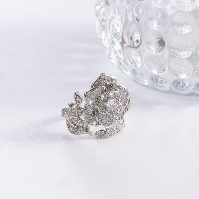 Camellien-Stein-Offenring – Bild 5 | LuxeStyle