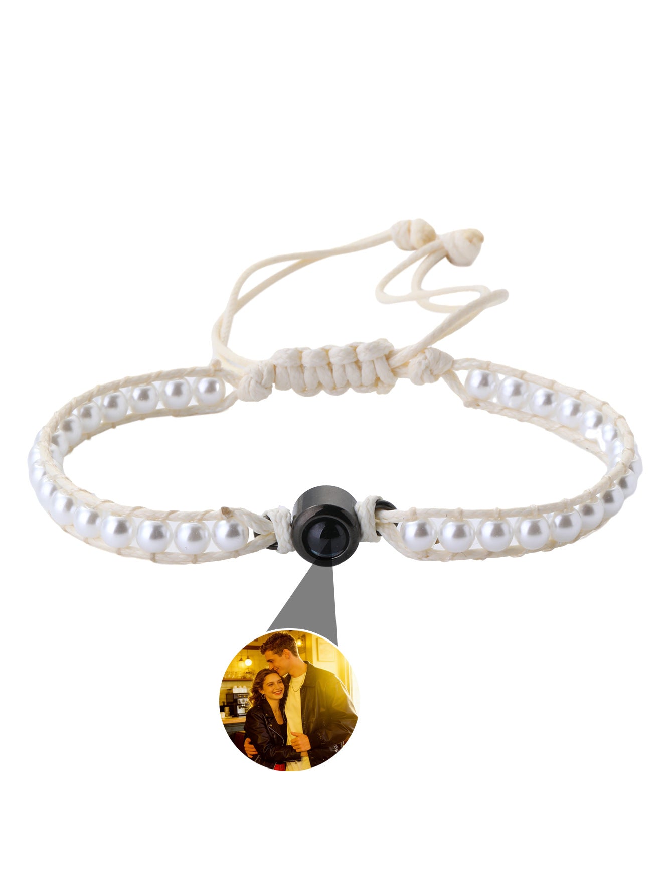 Perlenarmband mit Gravur