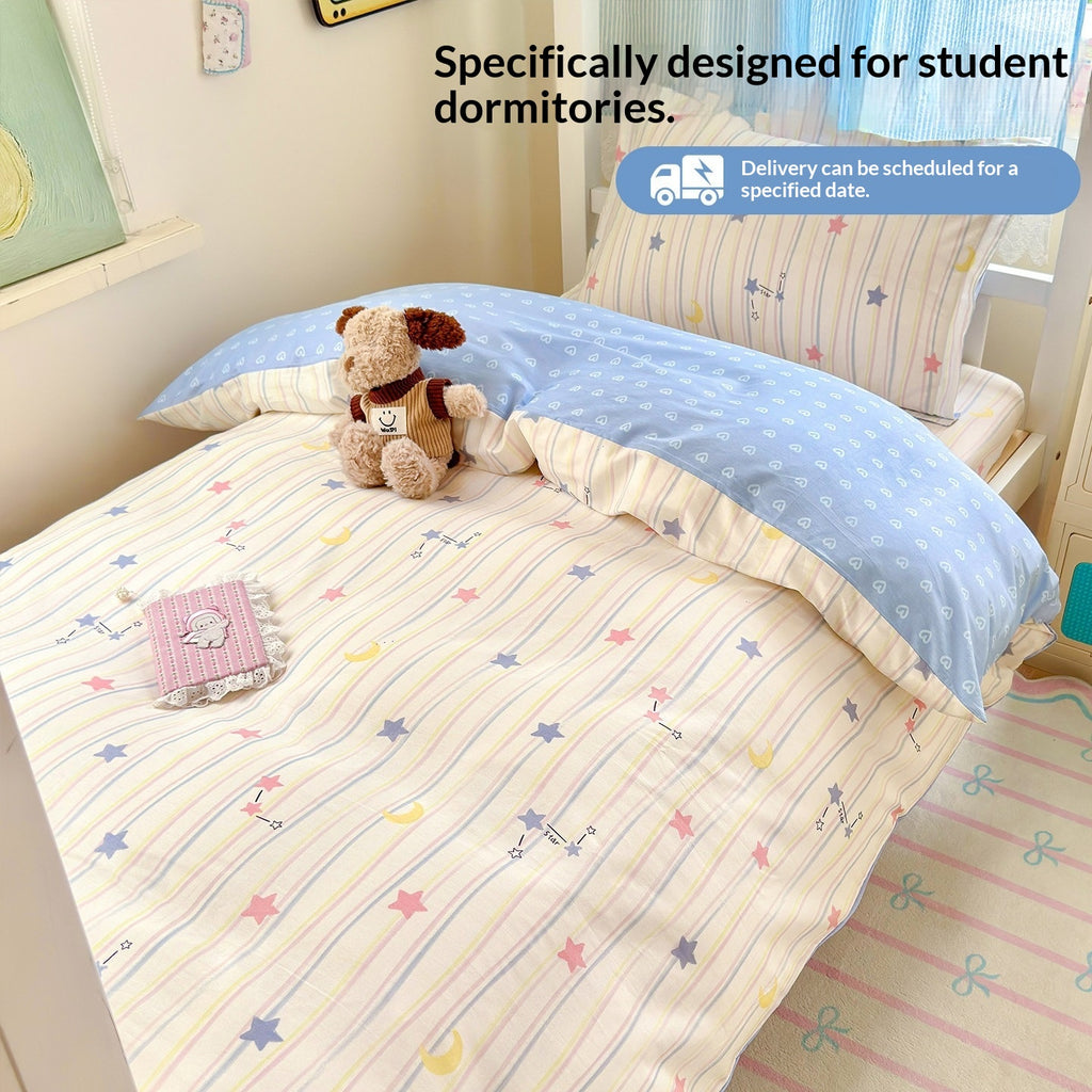 Bettwäsche-Set für Studenten, Ganzjahres Baumwolle