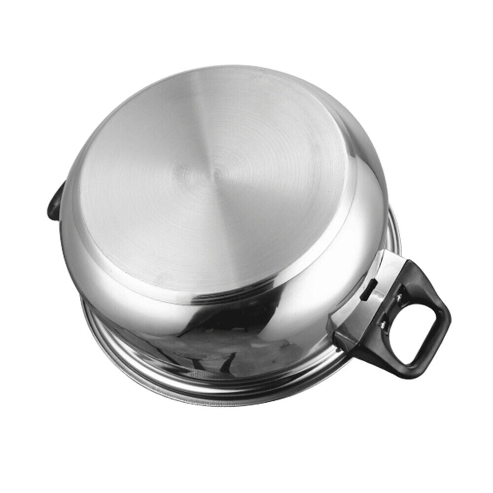 12-teiliges Kochtopf-Set aus Edelstahl – Ansicht 5