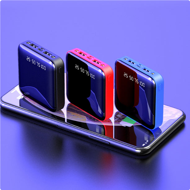 Mini Powerbank 20000 mAh mit Digitalanzeige