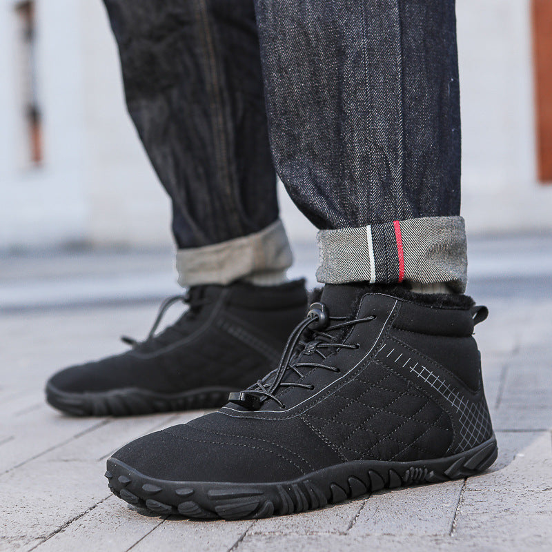 Winter-Baumwollschuhe aus Samt – Bild 6 | LuxeStyle