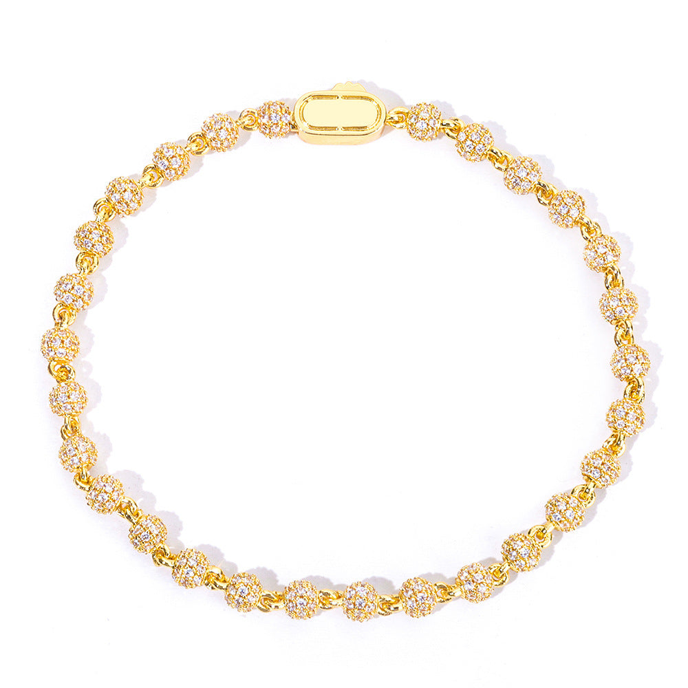 4mm Diamant-Armband für Herren | LuxeStyle