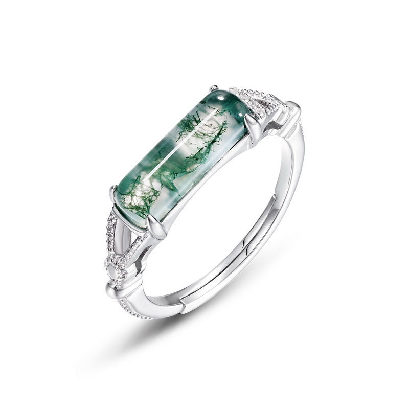 Irisierender Opalring aus 925 Sterling Silber – Bild 2 | LuxeStyle
