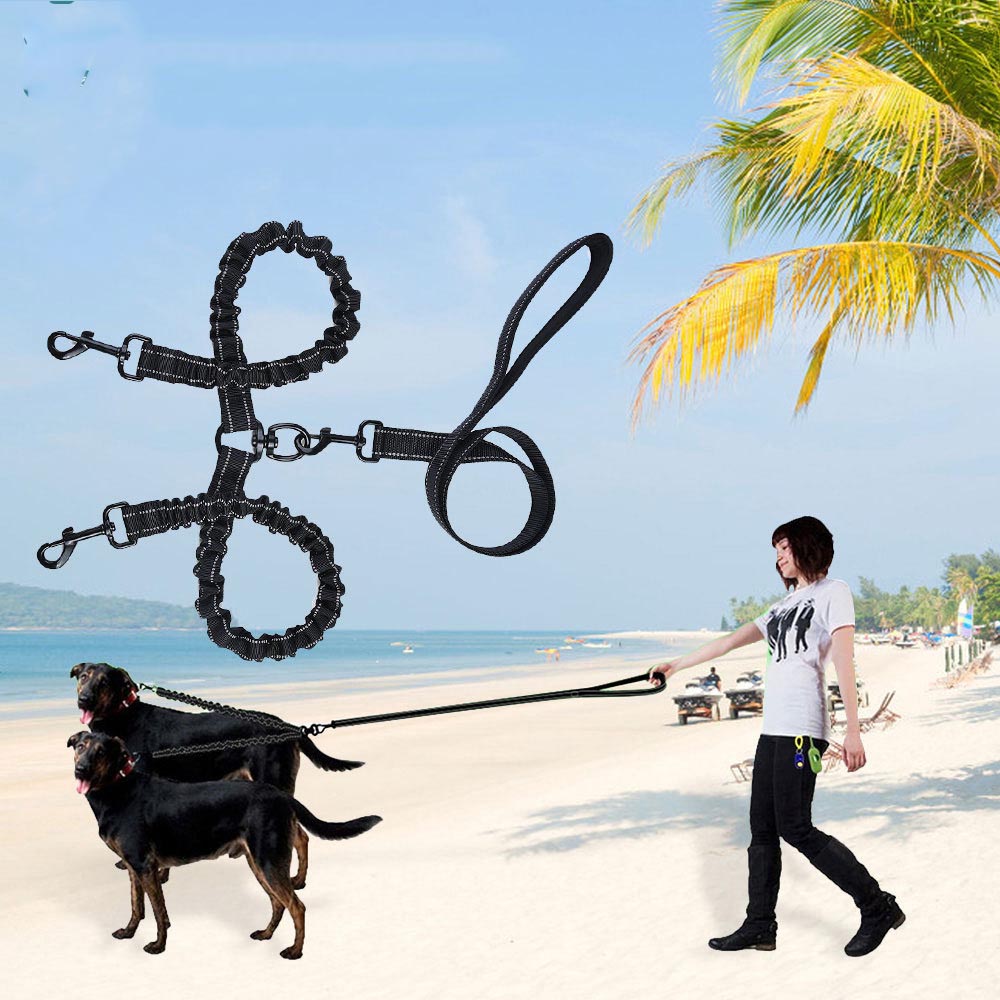 Hochelastische Hunde-Doppeltraktionsleine – Bild 5 | LuxeStyle