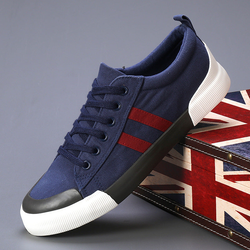 Leichte Canvas Low-Top Herrenschuhe – Bild 8 | LuxeStyle