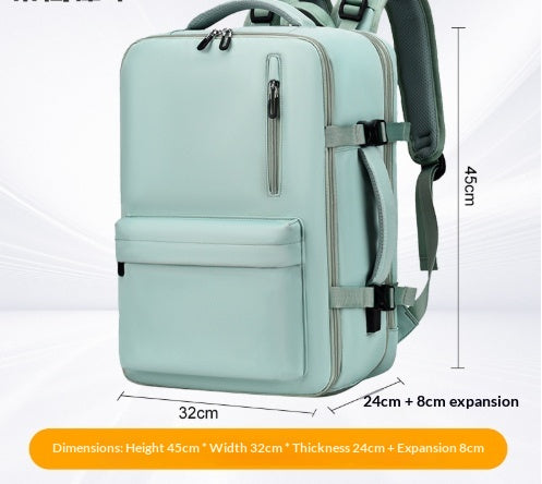 Reise-Rucksack 20–35 L mit Schuhfach – Bild 5 | LuxeStyle
