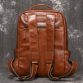 Retro Lederrucksack aus Vollnarbenleder