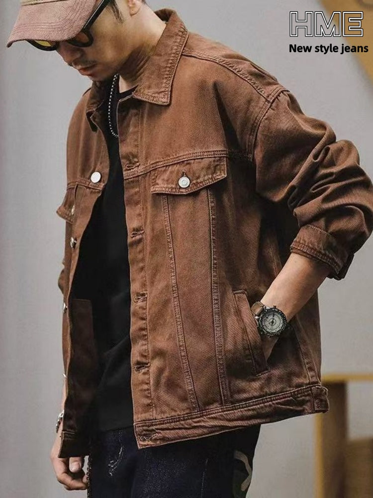 Gut sitzende Jeansjacke für Herren – Y035S – Ansicht 7