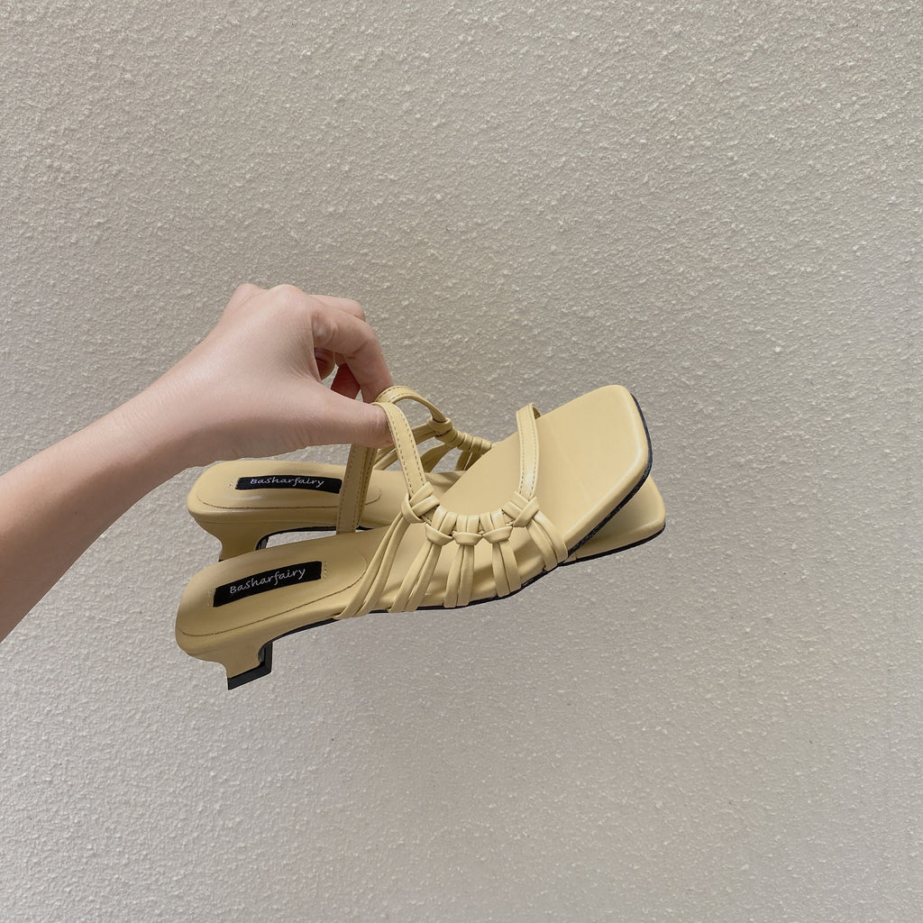 Graceful Square Toe Sandalen mit Absatz – Bild 5 | LuxeStyle