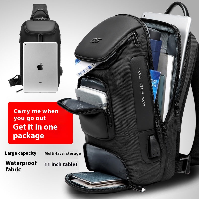 Mechanischer Schulterrucksack für Männer – Bild 16 | LuxeStyle