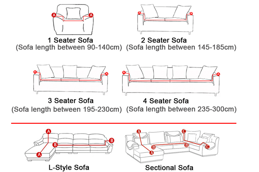 Elastischer Sofabezug – Bild 2 | LuxeStyle