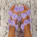 Florale Zehensteg-Sandalen im Römer-Stil – Bild 10 | LuxeStyle