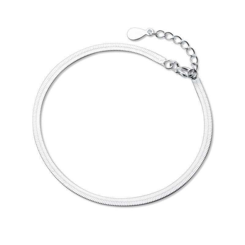 Schlankes Schlangenketten-Armband – Bild 5 | LuxeStyle