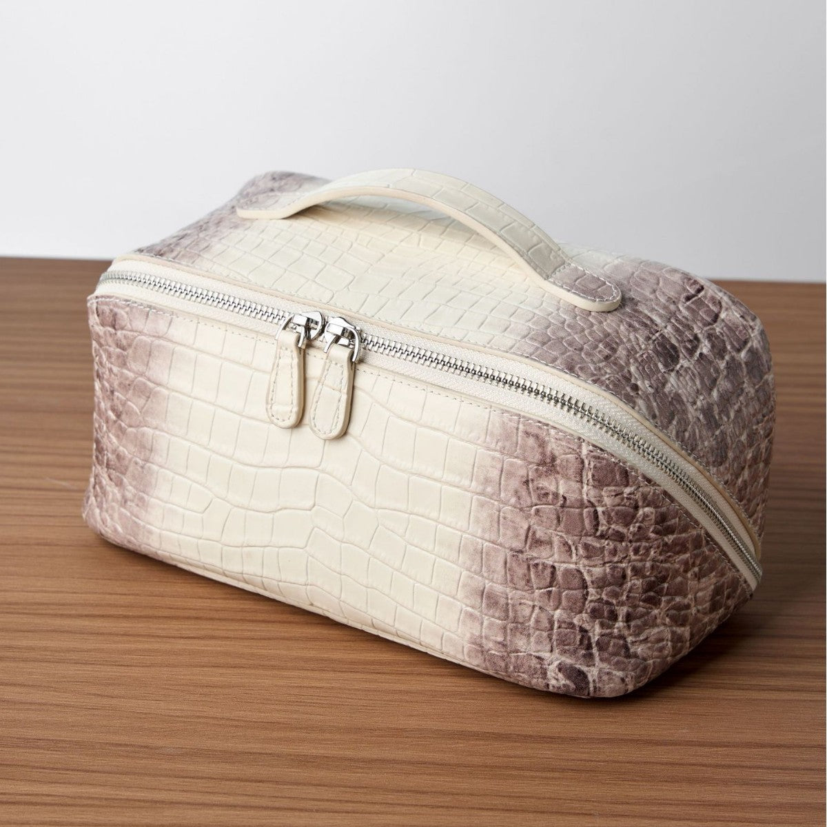 Kosmetiktasche aus Rindsleder