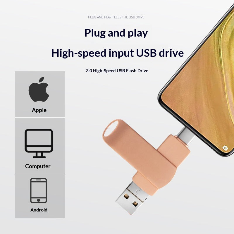 4-in-1 USB Stick für Smartphone & Computer