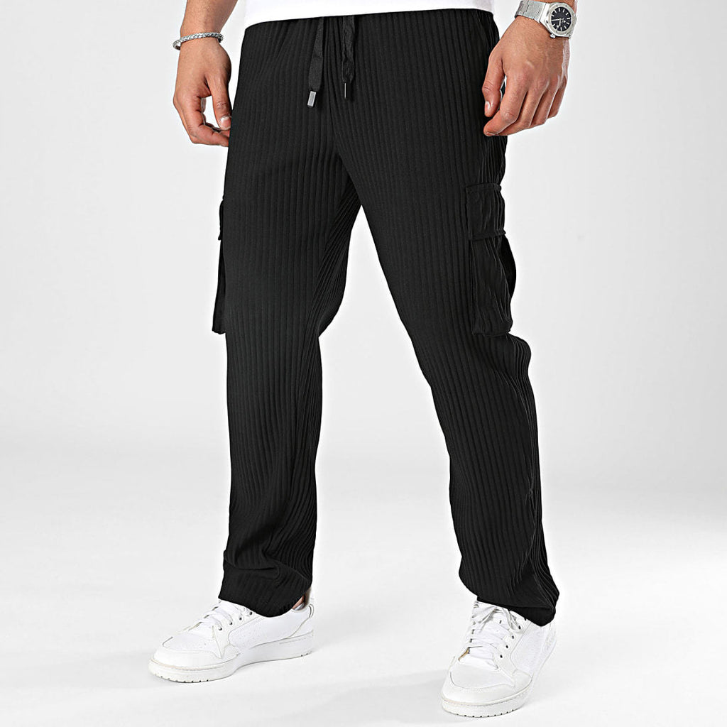 Gefaltete Freizeithose für Herren