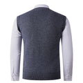 Trendiges V-Neck Fleece-Gilet für junge Männer – Bild 1 | LuxeStyle