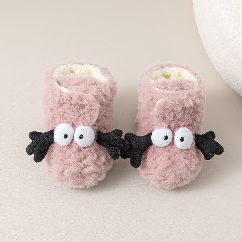 Warme Lauflernschuhe mit Grippsohlen