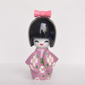 Kimono-Püppchen aus Birkenholz