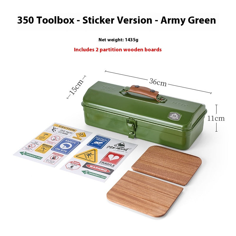 Outdoor Camping Werkzeugkiste mit Stickern – Bild 17 | LuxeStyle