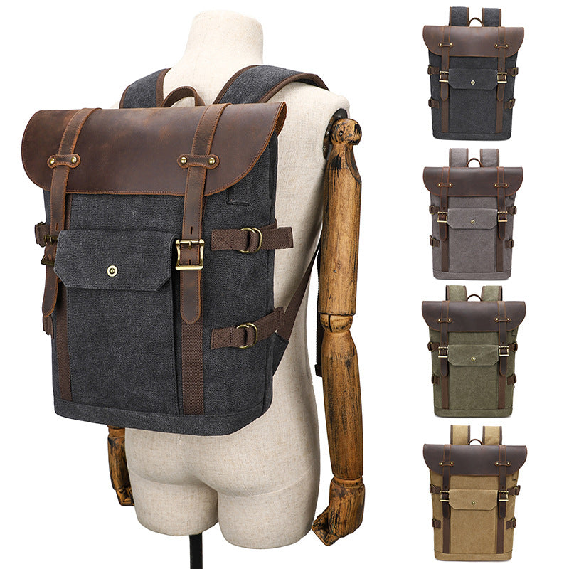Canvas Rucksack mit USB-Ladefunktion – Bild 6 | LuxeStyle
