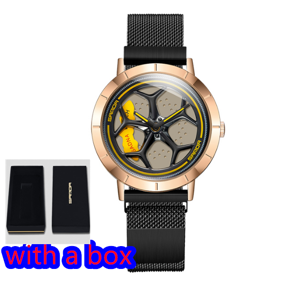 Sanda Wheel Quarz-Uhr – 43 mm, 30 m wasserdicht – Bild 8 | LuxeStyle
