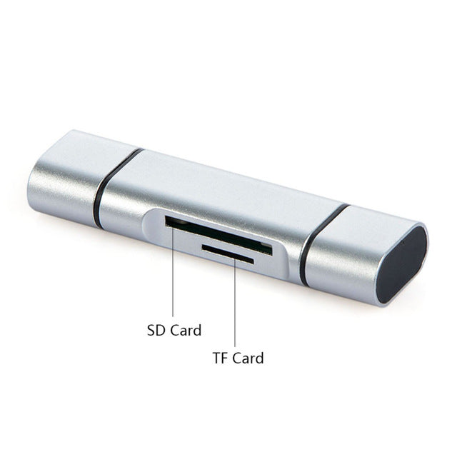 Multifunktions-Kartenleser USB-A, Micro-USB, USB-C | LuxeStyle