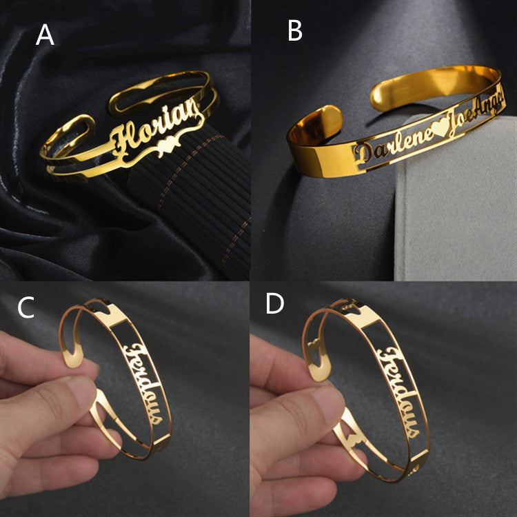 Personalisiertes Armband mit Gravur
