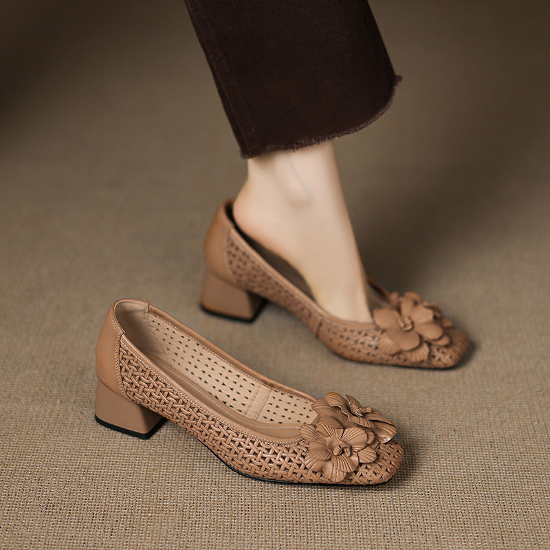 Lederpumps in Lederfaden – Bild 3 | LuxeStyle