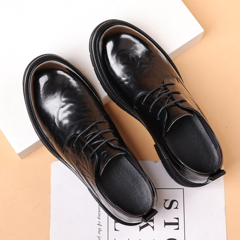 Herren Leder Business-Schuhe mit Schnürung