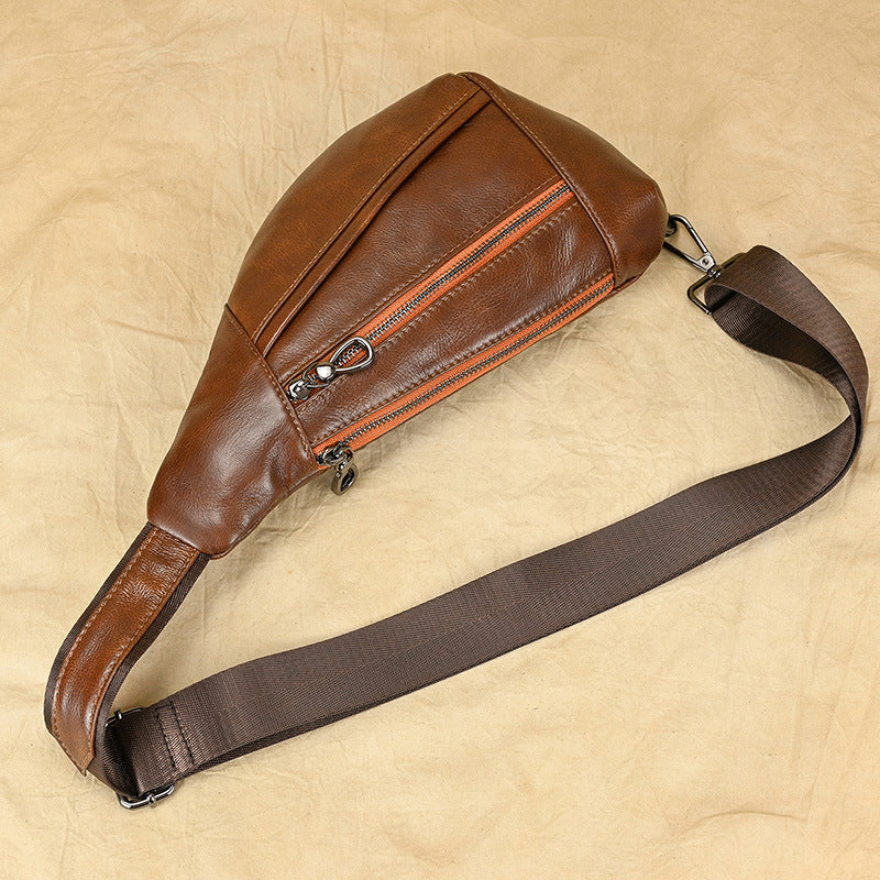 Herren Schultertasche aus echtem Leder – Bild 7 | LuxeStyle