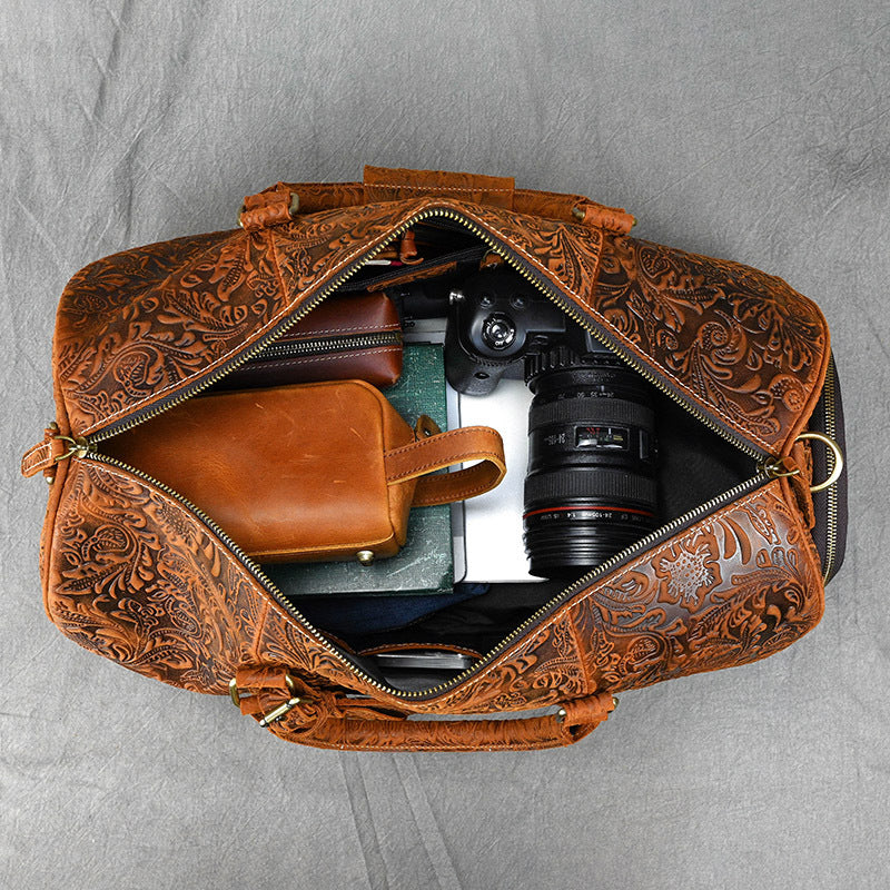 Vintage Crazy Horse Leder Handtasche – Bild 8 | LuxeStyle