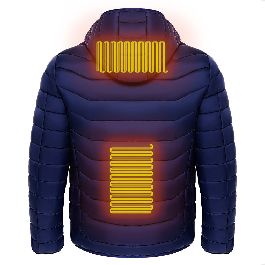 Heizjacke Herren mit 9 Heizzonen – ideal für Skifahren