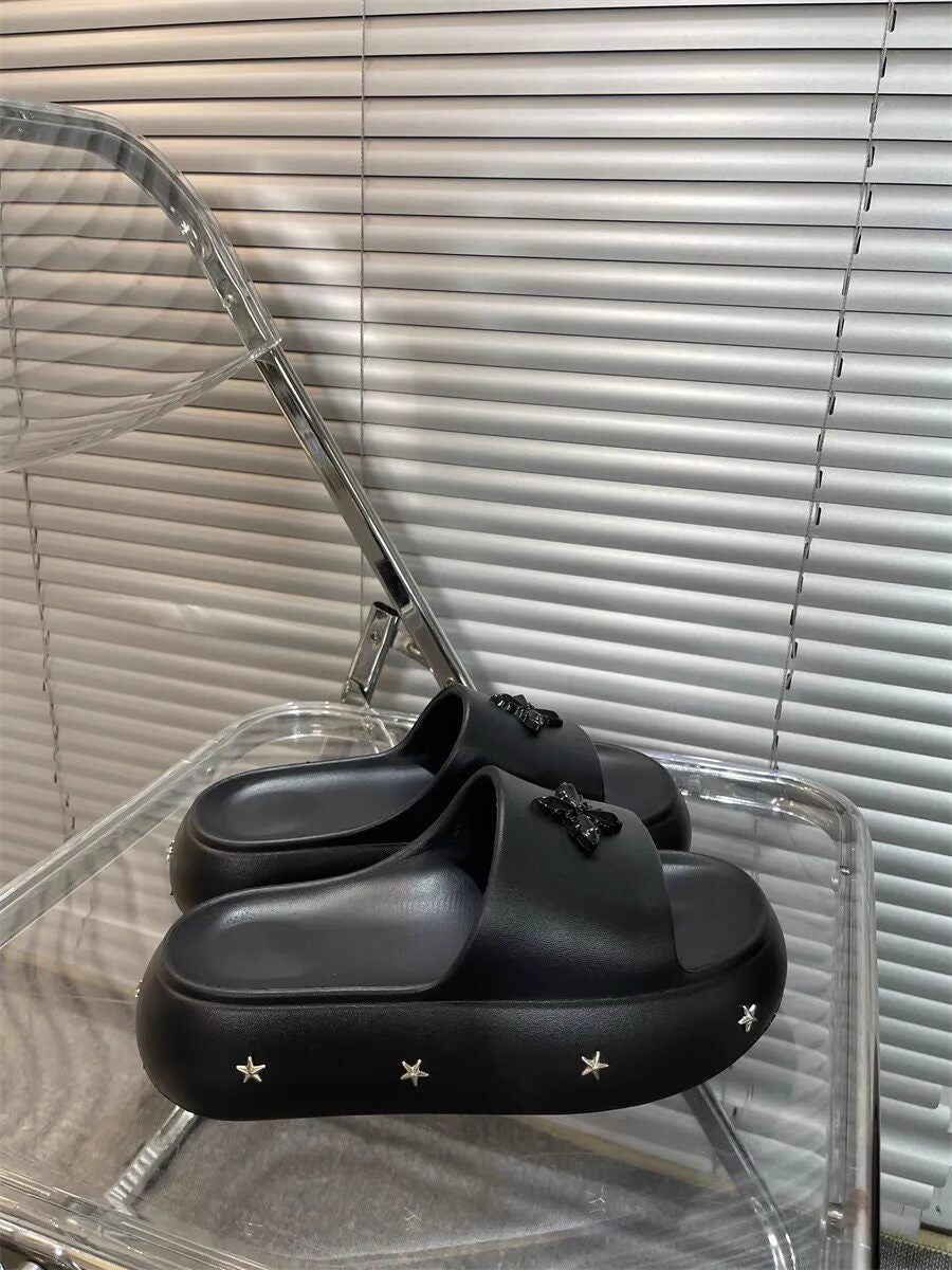 Plateau-Slipper für Damen