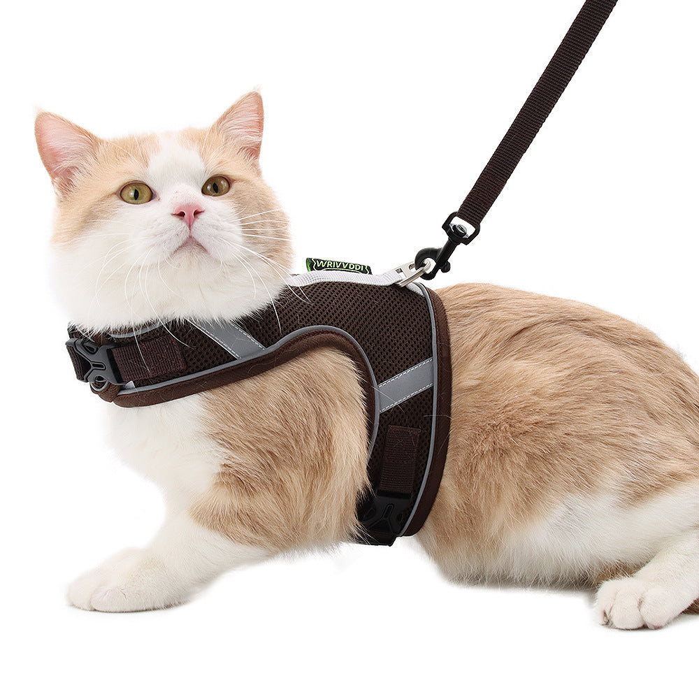 Reflektierendes Hundegeschirr mit Leine – Bild 2 | LuxeStyle