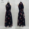 Ärmelloses Maxikleid mit Blumenprint – Bild 11 | LuxeStyle