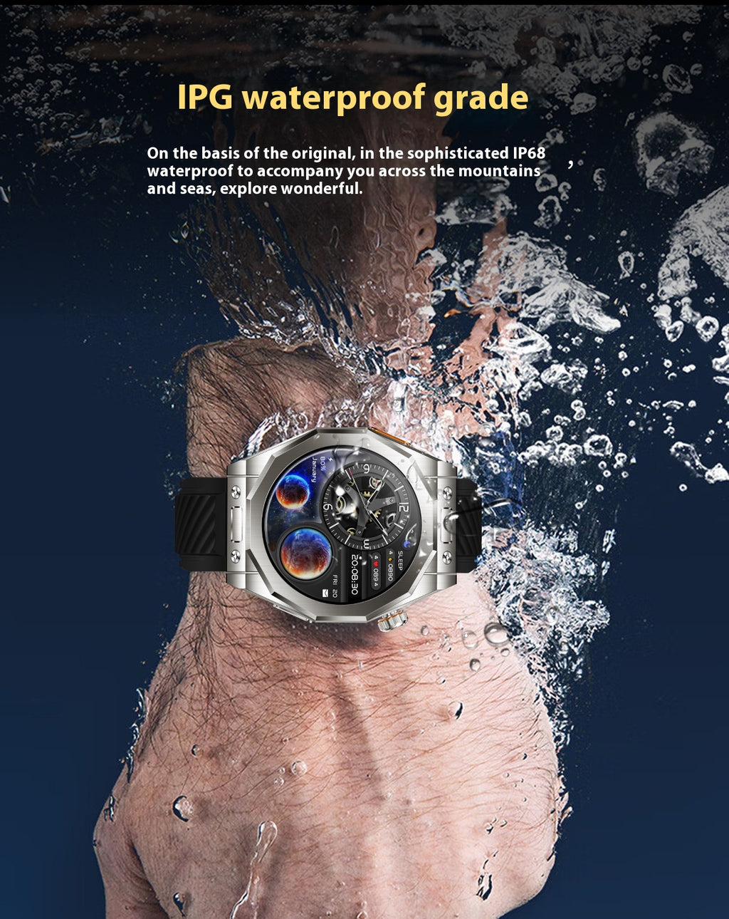 Smartwatch mit NFC und 3 Armbändern – Bild 9 | LuxeStyle