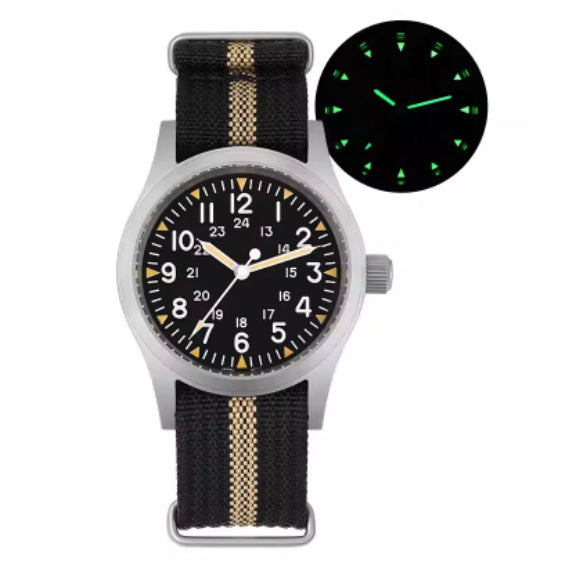 Retro-Militär-Armbanduhr