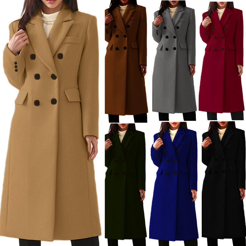 Eleganter Wollmantel für Damen