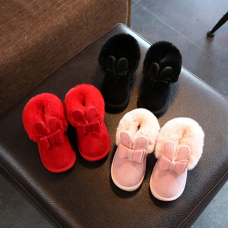 Plüsch-Prinzessin Winterstiefel für Kinder | LuxeStyle