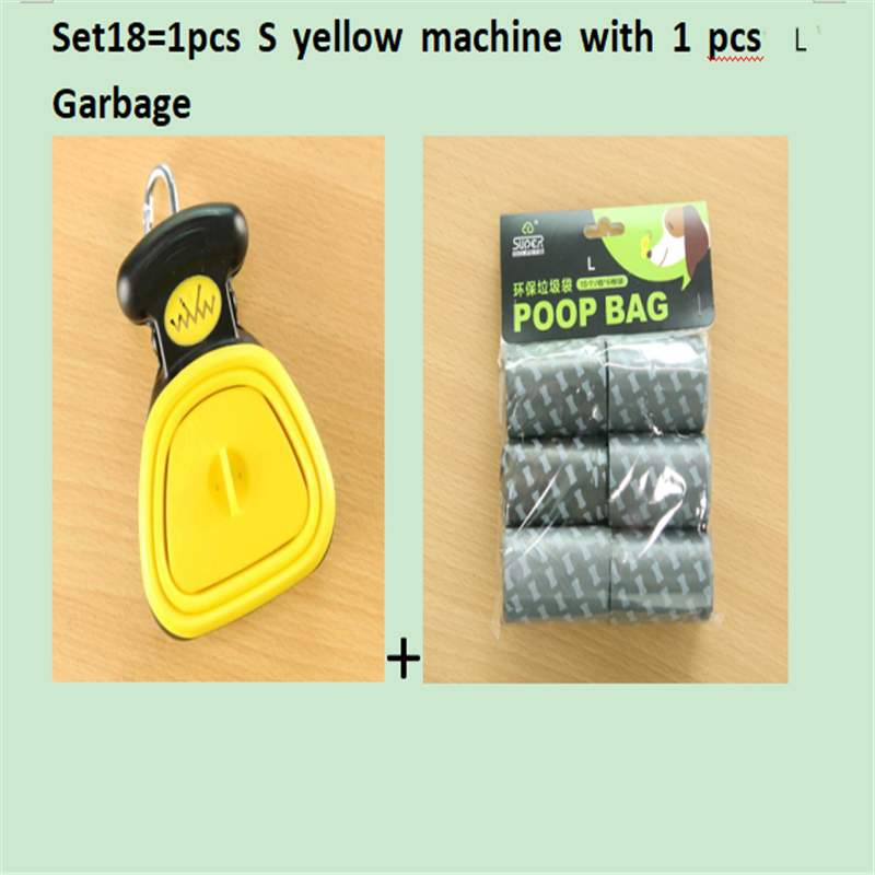 Faltbarer Hunde-Poop-Scooper mit Beuteln