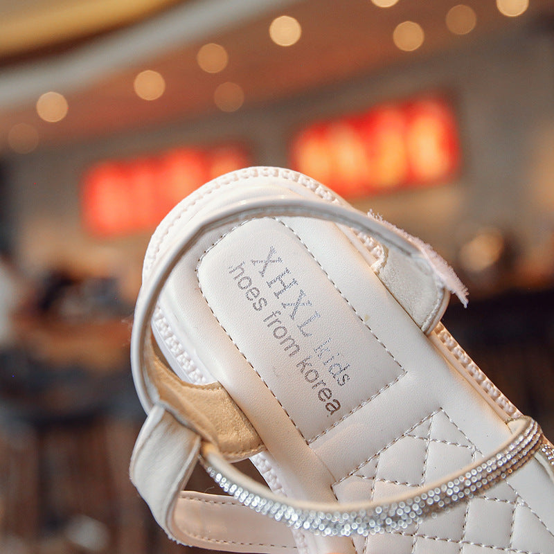 Kinder Prinzessinnen-Slipper mit Strass
